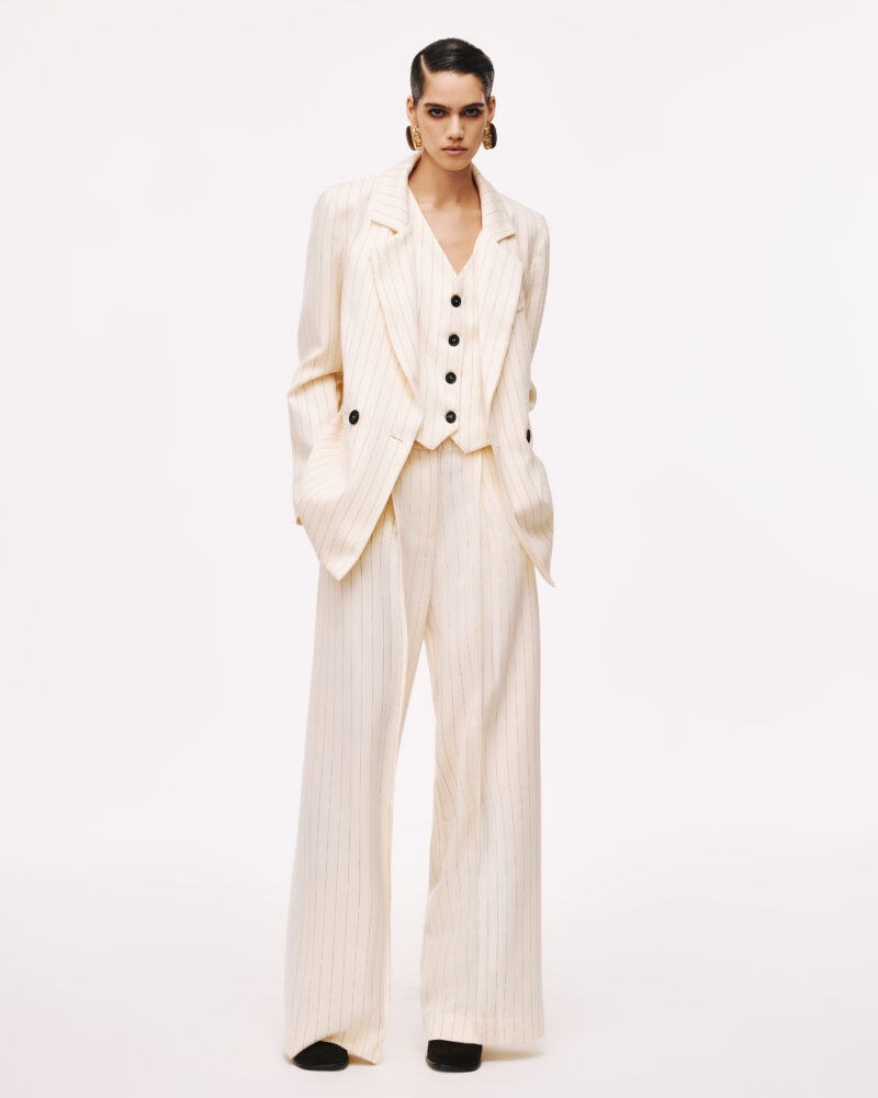 Calça Gabriela risca de giz